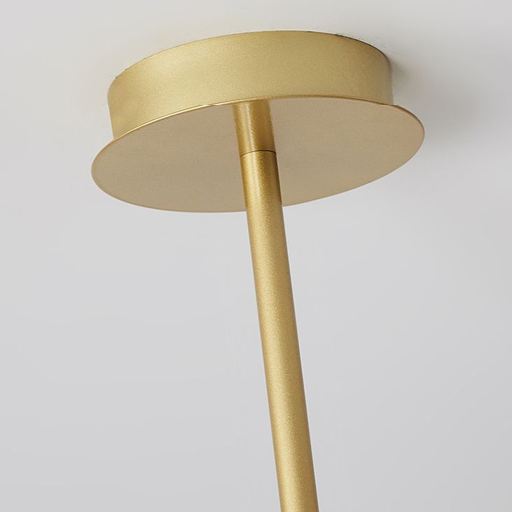 Candelier de la sala de estar molecular Cobriz Cobertura Ligera Ligera Nórdica Fixtura de iluminación