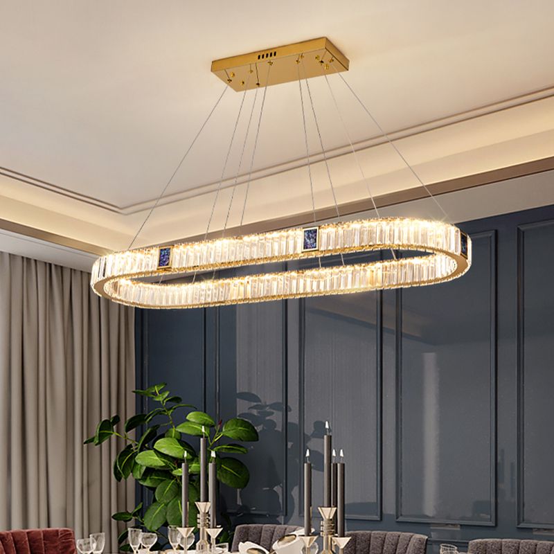 Crystal Hanging Pendant Lights Contemporary Hanging Lamps for Dining Room