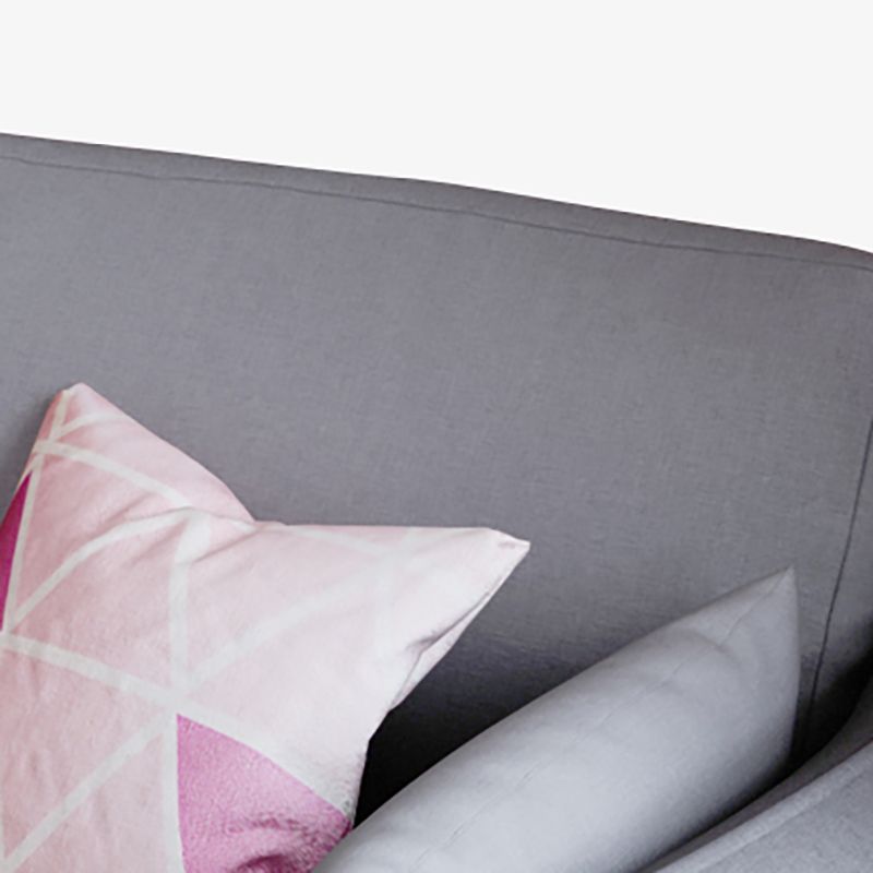 Tuxedo Arm Sofa Scandinavian Fabric Sofa 29.13" D x 31.89" H