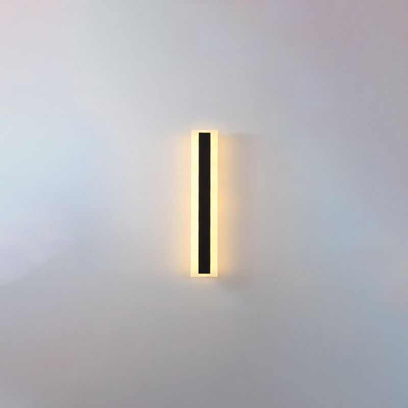 Éclairage de mur de métal linéaire