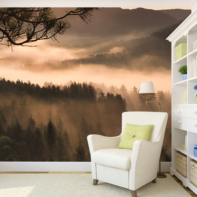 Modern Forest Wall Mural Decorative Eco-friendly Wall Covering