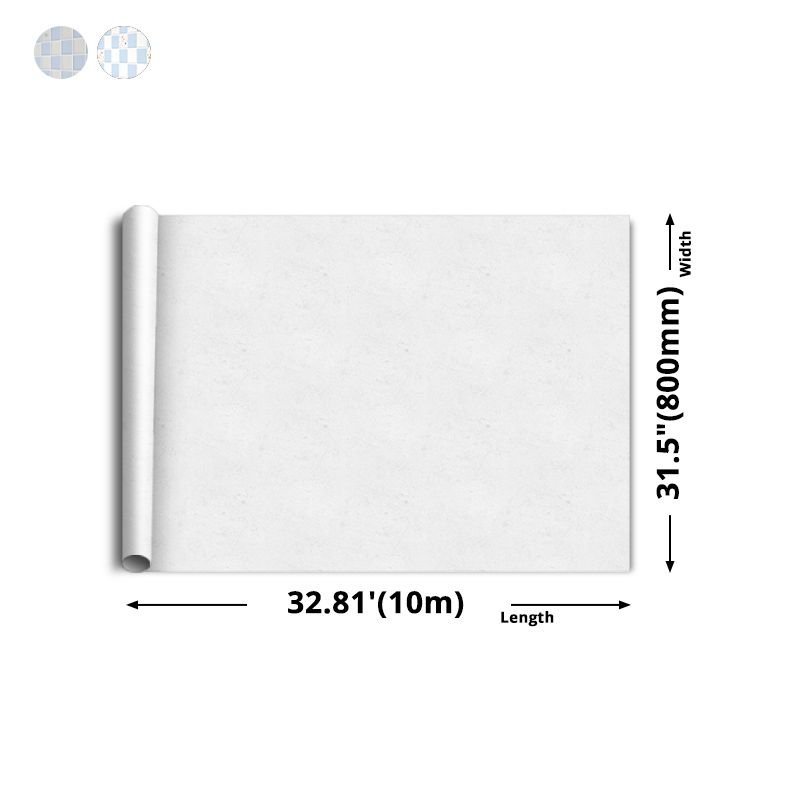 Square Mosaic Peel & Stick Tile Stain Resistant Kitchen Backsplash Tiles