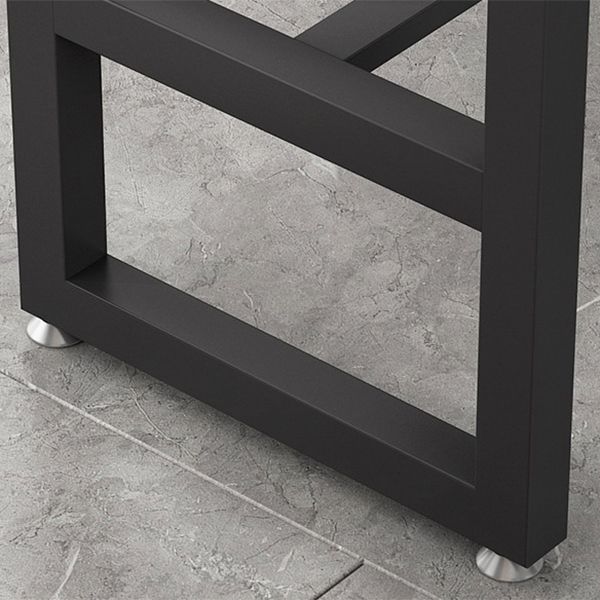 Trestle Base Bar Table Modern Rectangle Sintered Stone Bar Table