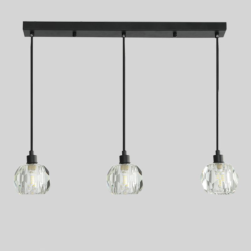 Ideas de iluminación de la isla de Crystal Island de estilo moderno de estilo Spherical