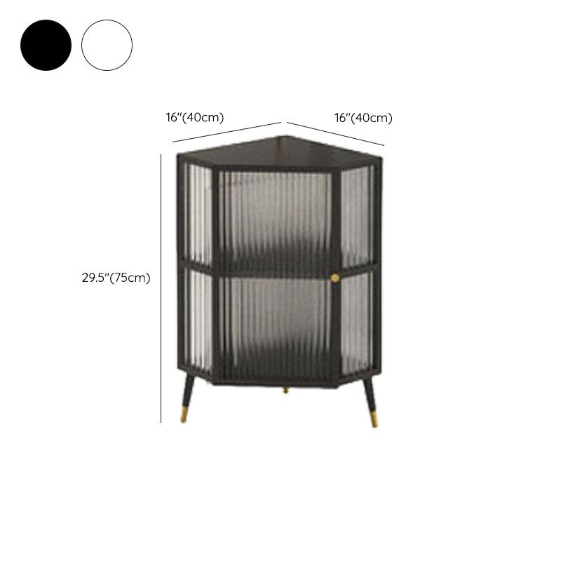 Contemporary China Cabinet Metal Storage Cabinet for Dining Room