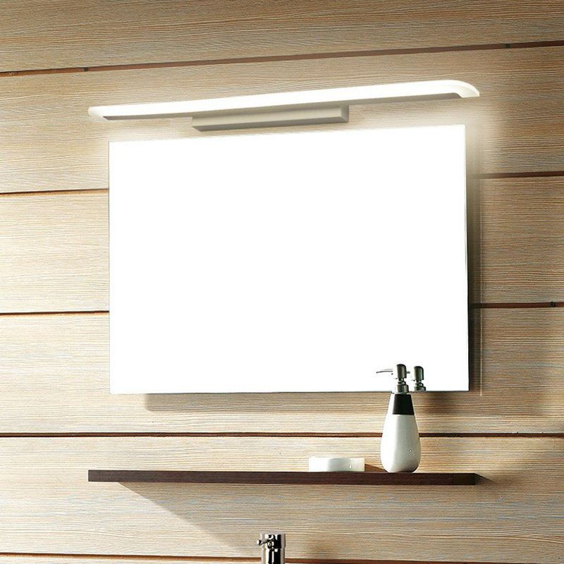 Illuminazione del bagno a forma di lineare Light Acrilic LED Vanity Light Seguite in bianco