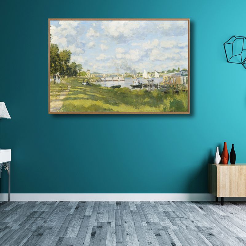 Landschaften-Wand-Kunst-Dekor, strukturierter Vintage-Wohnzimmer-Leinwanddruck, mehrere Größen