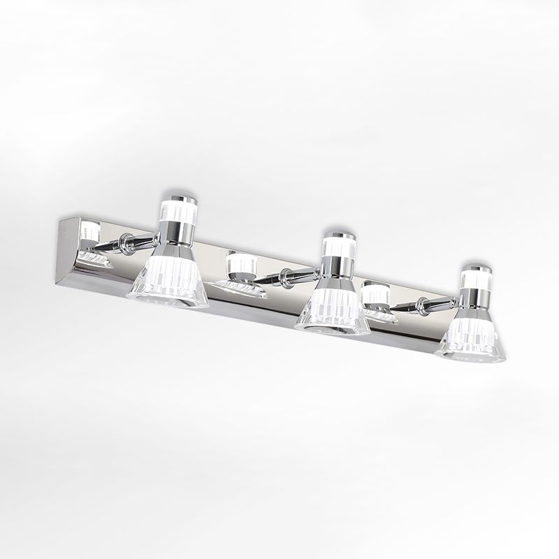 Lámpara de tocador LED de tocador LED de acero de acero de acero de acero de acero de acero de acero de acero de acero de acero de acero inoxidable