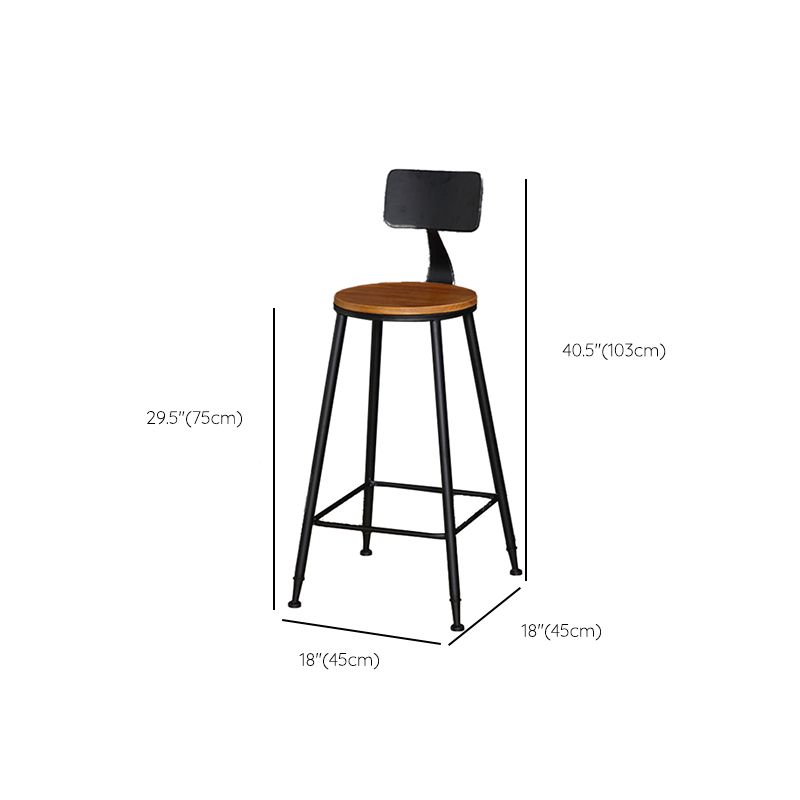 Industrial Bar Stool and Table Set 1/4/5 Pieces Pub Dining Set