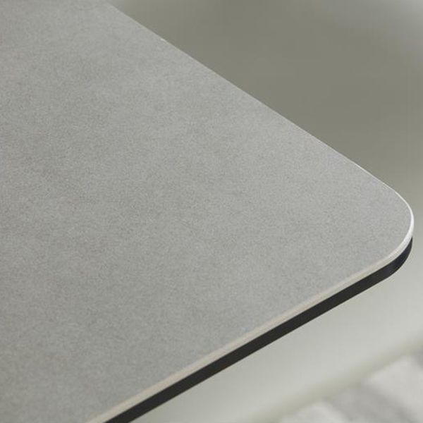 Minimalist 1/4/5/7 Pieces Furniture Stone Rectangle Dining Chairs Set in Gray