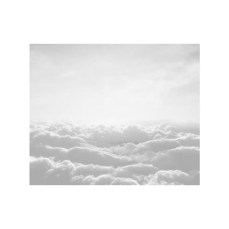 Grey Cloud Sea Canvas Wall Art Nature Scenery Modern Textured Wall Decor for Home