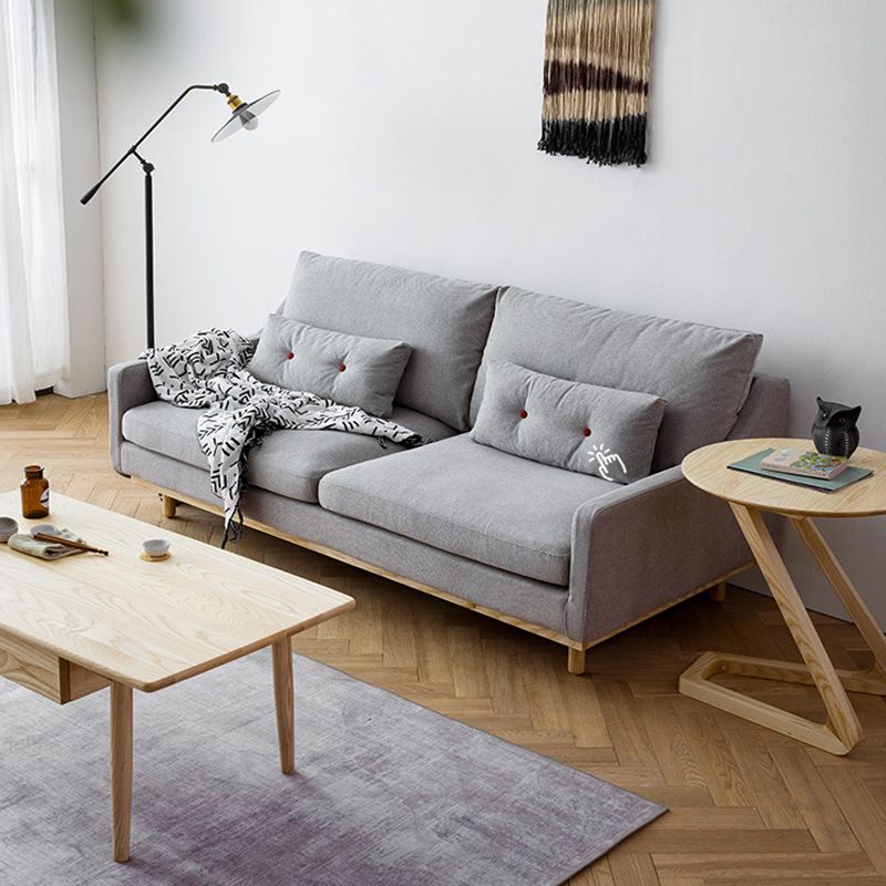 Solid Wood Abstract Table Round Scandinavian Living Room End Table
