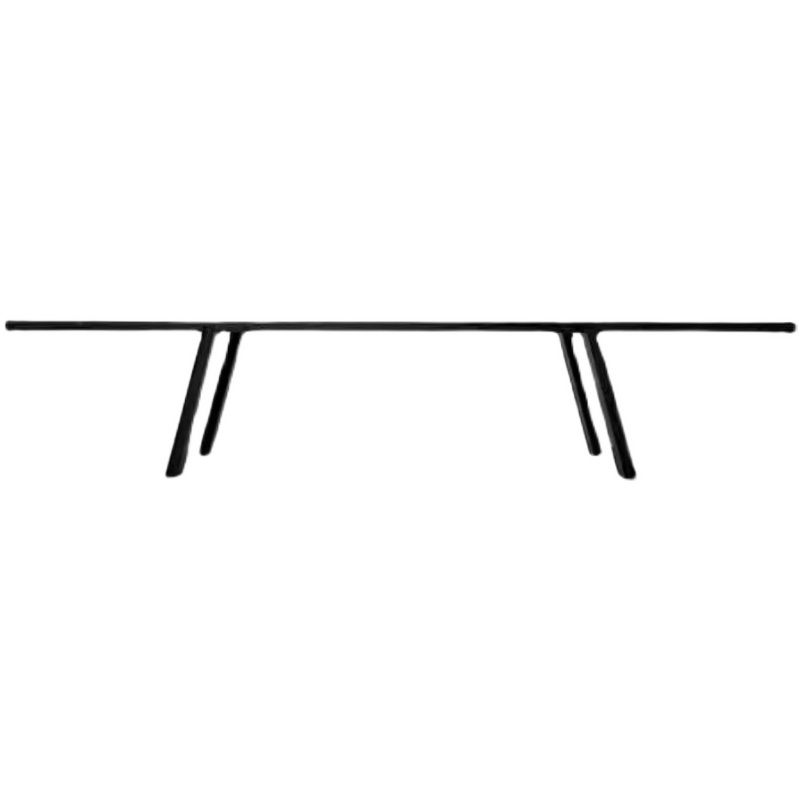Mesa moderna de madera maciza de fresno para restaurante, mesa de cocina rectangular con 4 patas