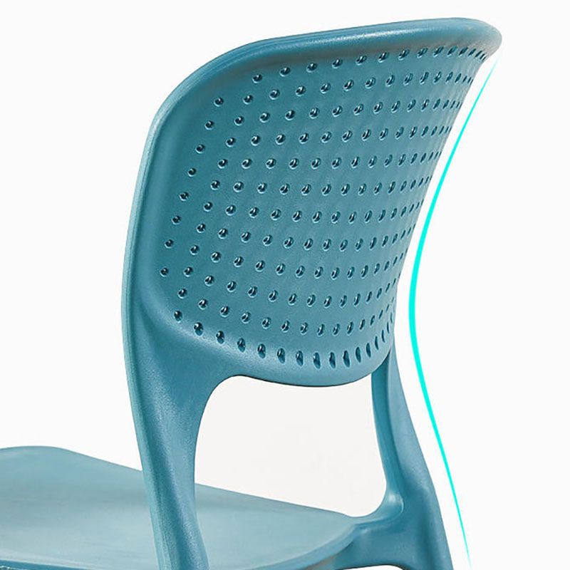 Sillas traseras abiertas contemporáneas que cenan la silla lateral plástica apilable sin brazos