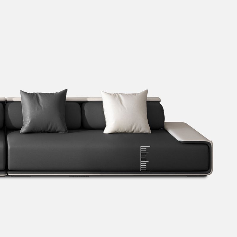Contemporary Sofa141.73" L X 70.86" W X 29.52" H Armless Sectional for Apartment