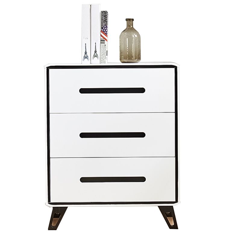 16" W Modern Storage Chest Dresser White Vertical Storage Chest with 3/4/5 Drawers