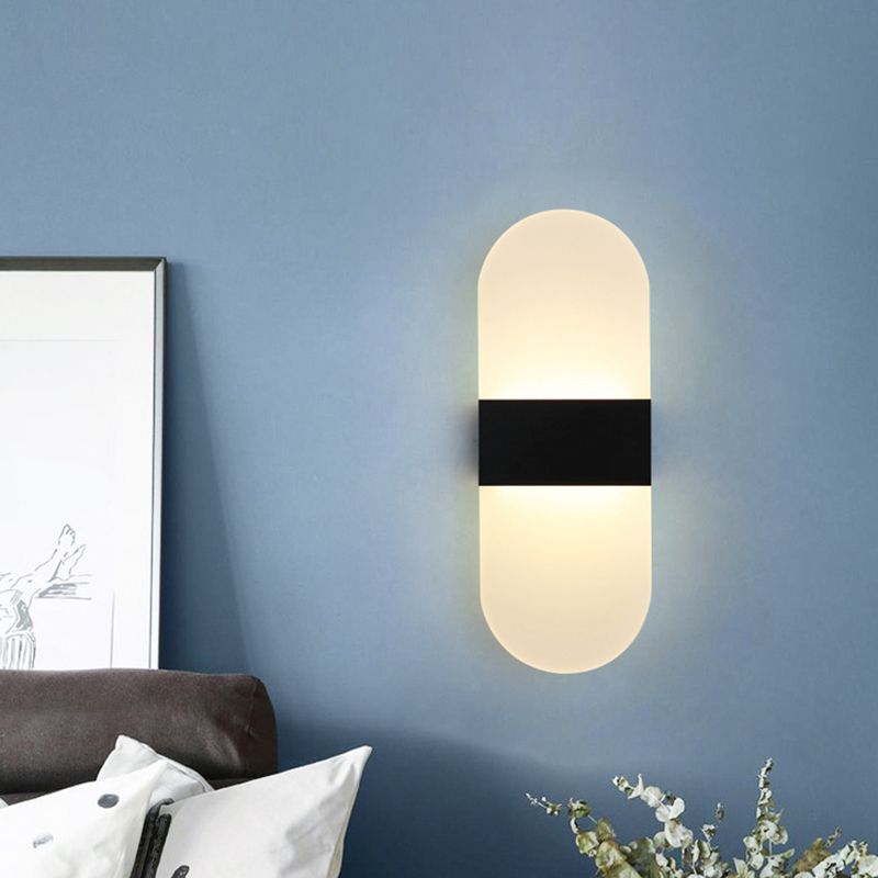 Modern Style Wall Mount Light LED Wall Light with Acrylic Shade for Living Room