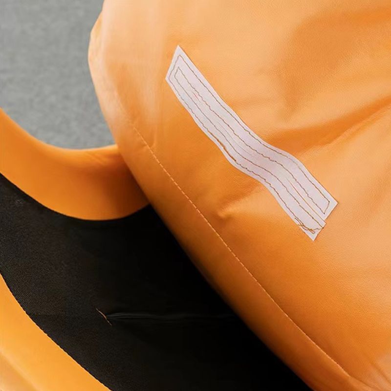 Modern Glider Chair Pure Color Cushions Rocking Chair with Dark Legs