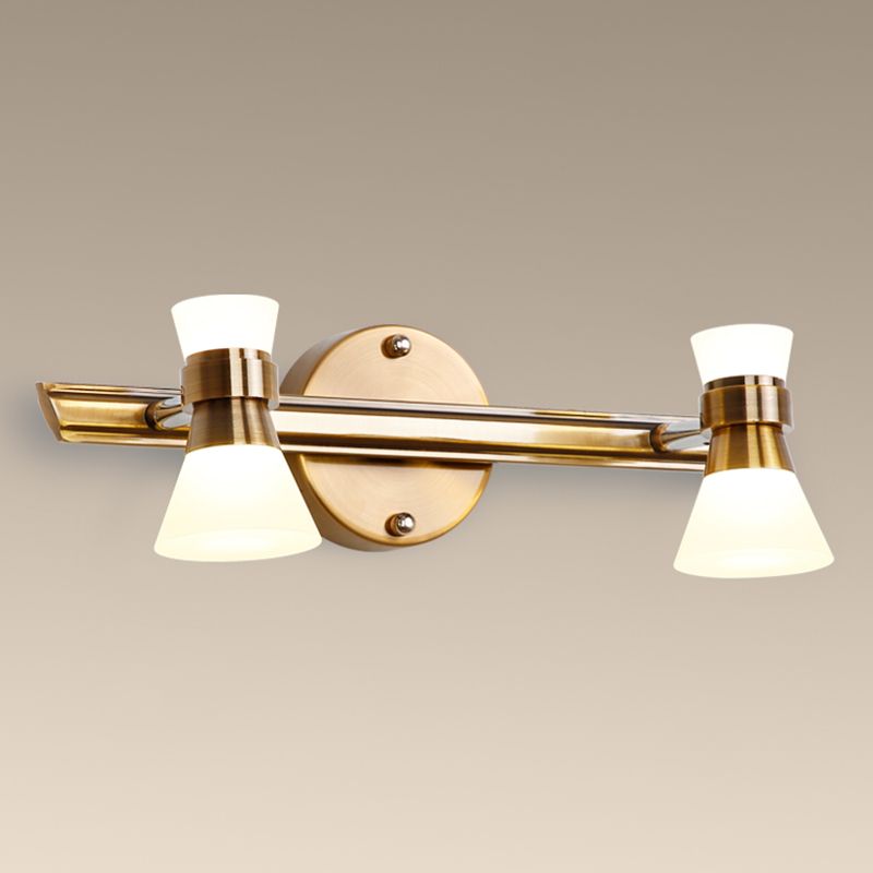 Contemporary Style Geometric Vanity Lighting Ideas Metal Multi Lights Vanity Fixtures