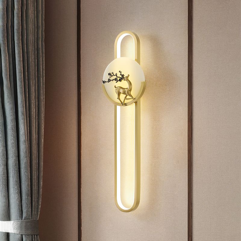 Luminaire mural en marbre moderne applique de lumière murale pour le salon