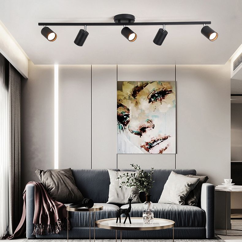 Lampadina moderna a supporto moderno a montaggio del soffitto cilindro.