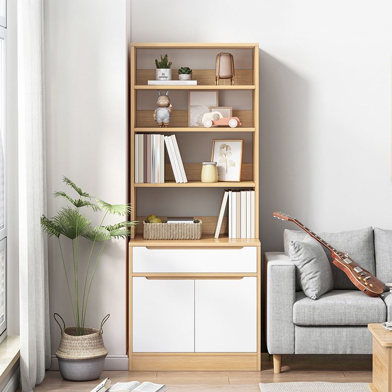 Vertical Shelf Bookcase Engineered Wood Book Shelf for Study Room
