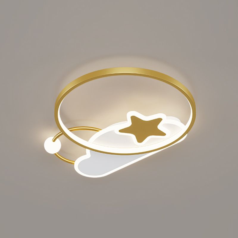 Modern Flush Mounted Ceiling Lights with Acrylic Shade LED Flush Mount Ceiling Lighting