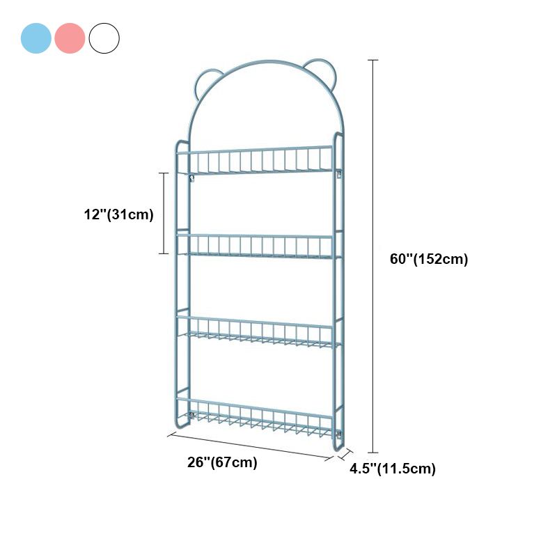 Modernes Metall -schwimmendes Bücherregal geschlossener Rückwand, das Buchregal montiert