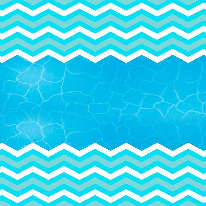 Illustration Stain Resistant Mural Wallpaper Wavy Line Indoor Wall Mural