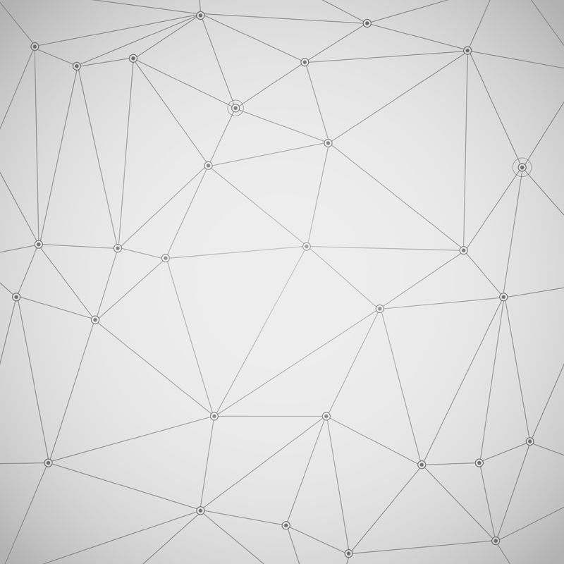 Geometric 3D Nets Mural Decal Contemporary Non-Woven Cloth Wall Art in Black-White