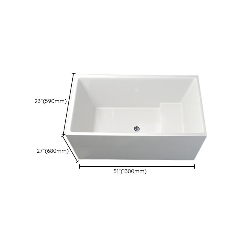Soaking Bathtub Antique Finish Freestanding Back to Wall Bath Tub