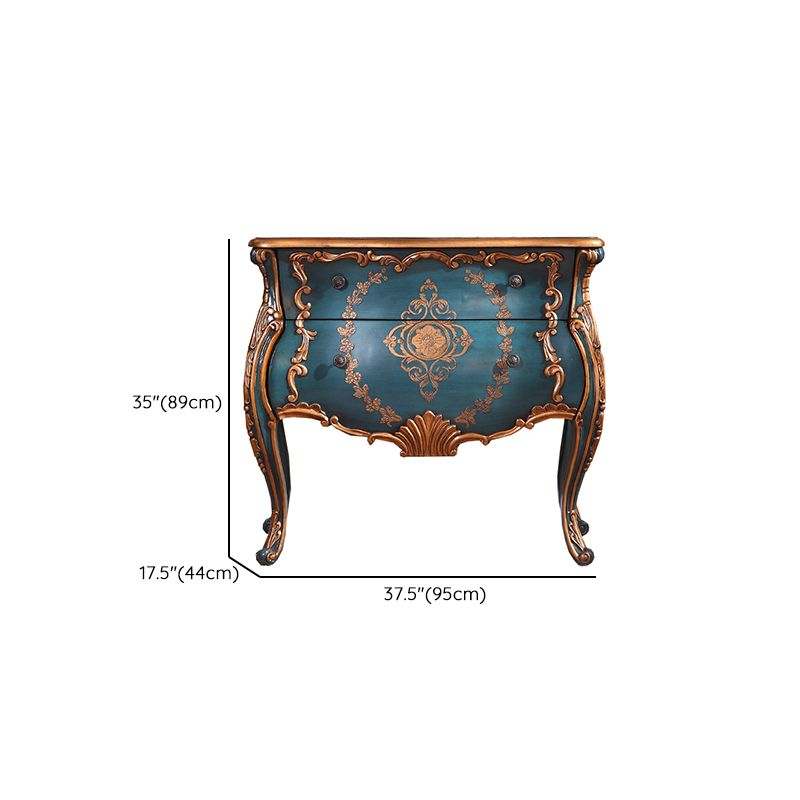 Traditional Storage Chest Solid Wood Dresser with 2/3 Drawers