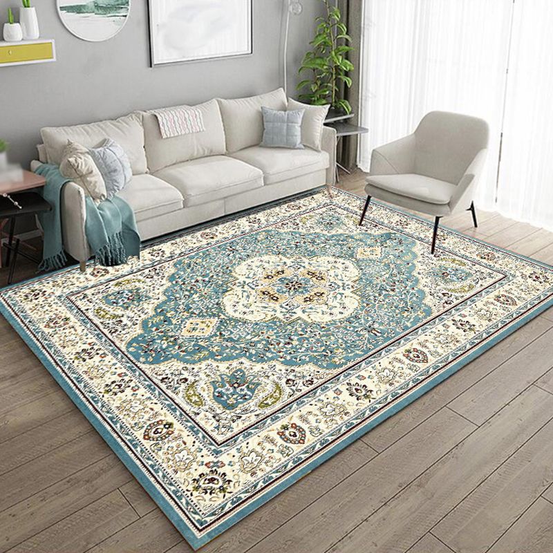 Traditional Rug Gorgeous Multicolored Washable Carpet Stain Resistant Area Carpet for Living Room