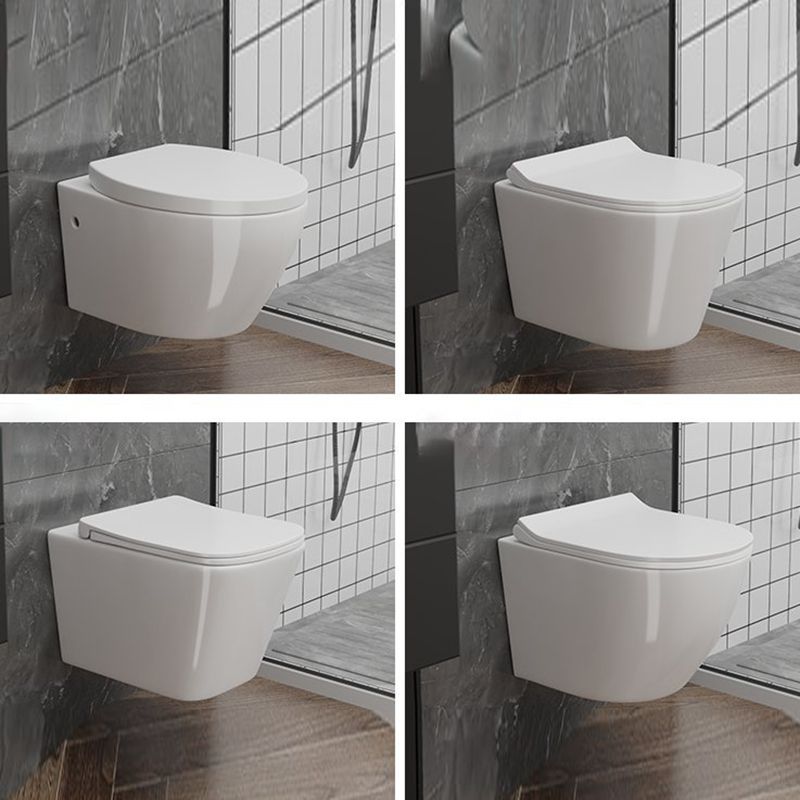 Modern Wall Mount Toilet Bowl One-Piece Urine Toilet for Washroom