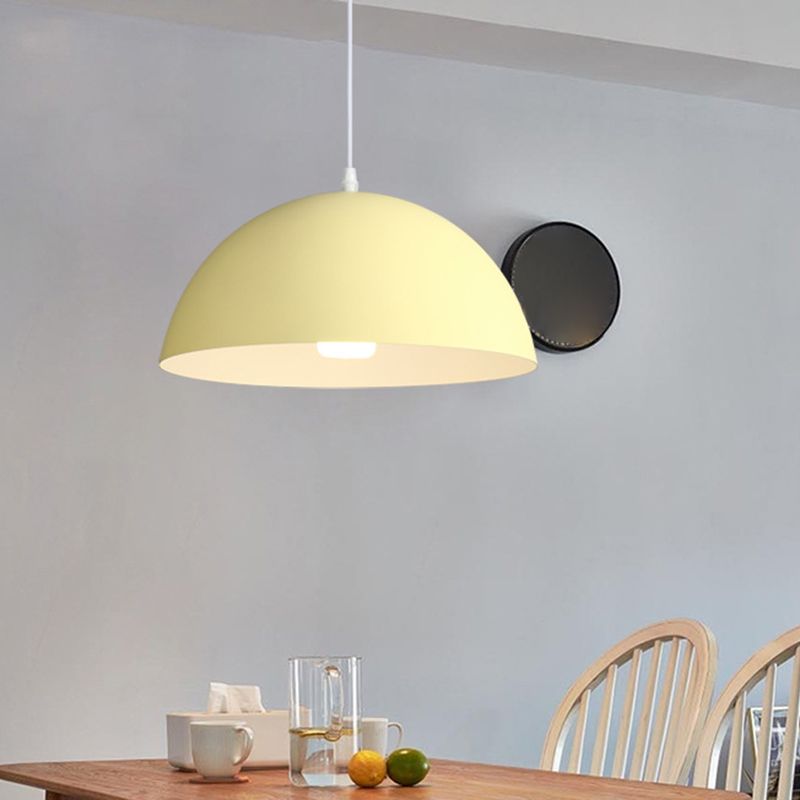 Cudo a costola in metallo Light Appeding Light 1 Light Nordic Minimalist Hanging Lampada per il ristorante