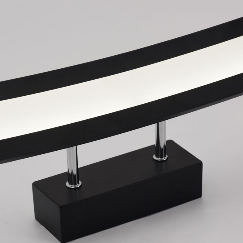 Minimalism 1-Light Wall Sconce Metal Linear Wall Mounted Light for Bathroom