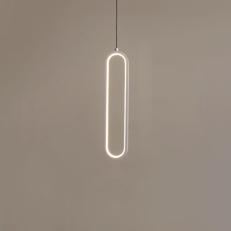 Lampada a led a led moderna a led Iron Iron Light Linea Linea con tonalità silicone