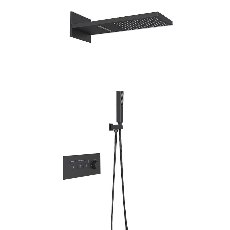 Modern Shower Set Adjustable Shower Head Wall Mounted Shower System