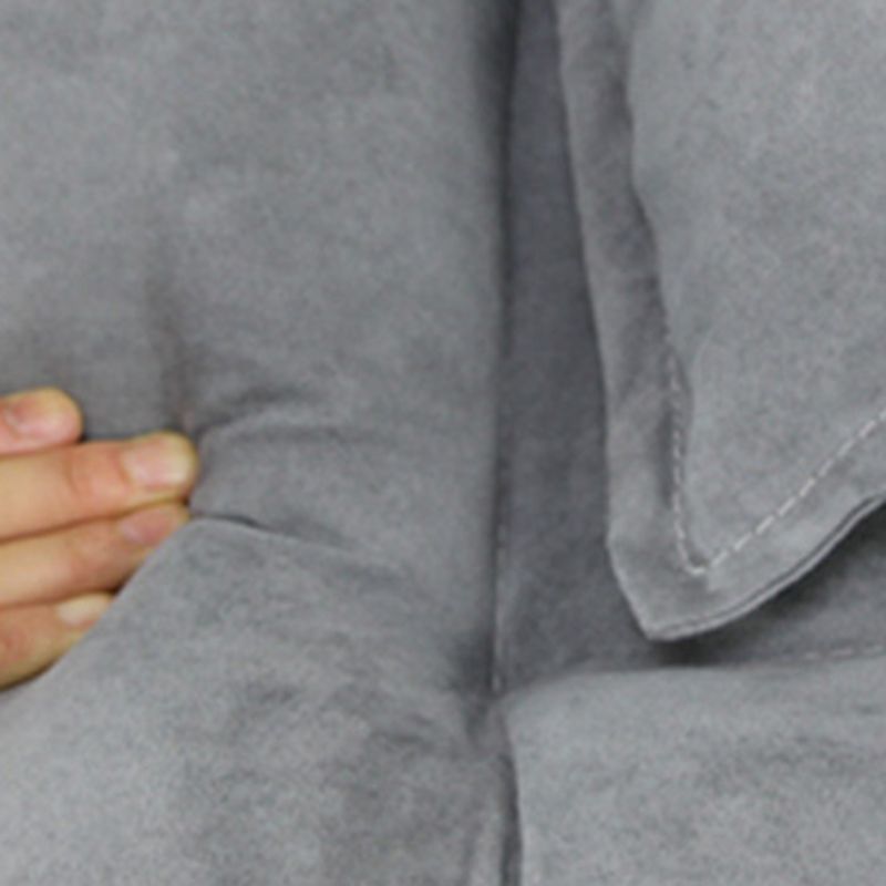 Fabric Convertible Chair 25.5" L x 25.5" W x 25.5" H Armless Chair for Living Room