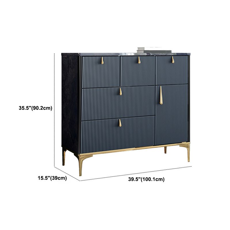 15.21-inch Width Glam Dresser 5/7/8 Drawers Storage Chest Dresser