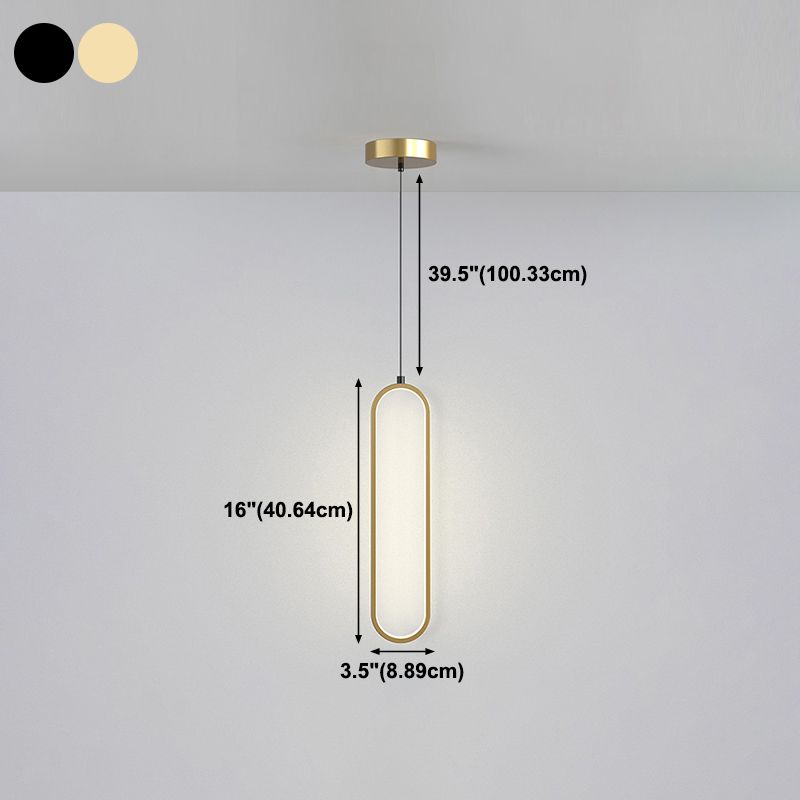 Hanging Light Fixture Nordic LED Hanging Pendant Light for Bedroom