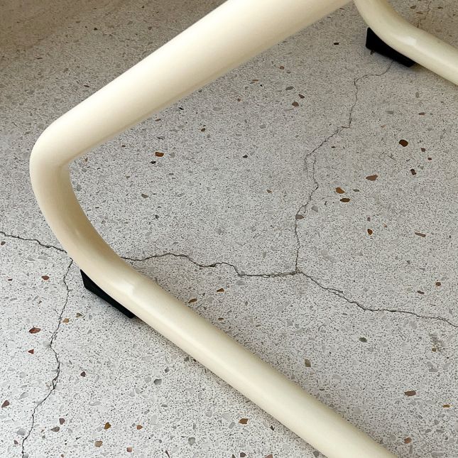 Contoured Seat Dining Stool Low Back Bar Stool with Metal Base