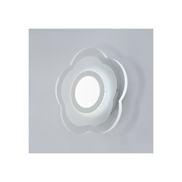 Triángulo/redondo/cuadrado Corredor de pared Lucina Luce de acrílico Lámpara de pared de LED acrílico en cálido/blanco