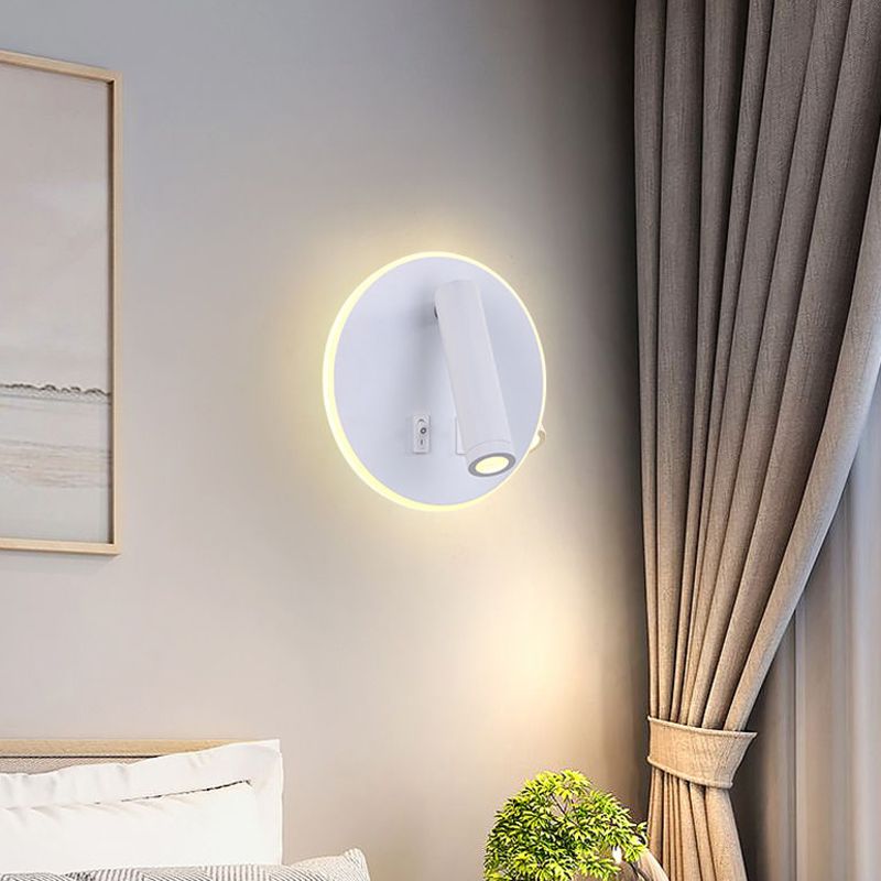 Metal Wall Lights Modern Style 2 Light Wall Sconce for Bedroom