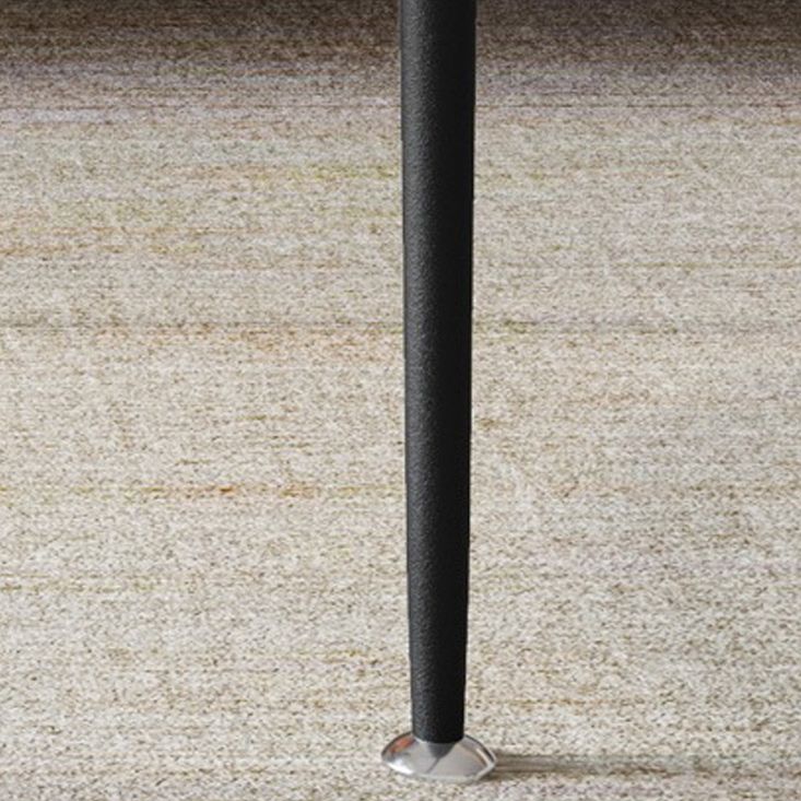 Iron 3 Legs Round Coffee Table with Glass Top Cocktail Table