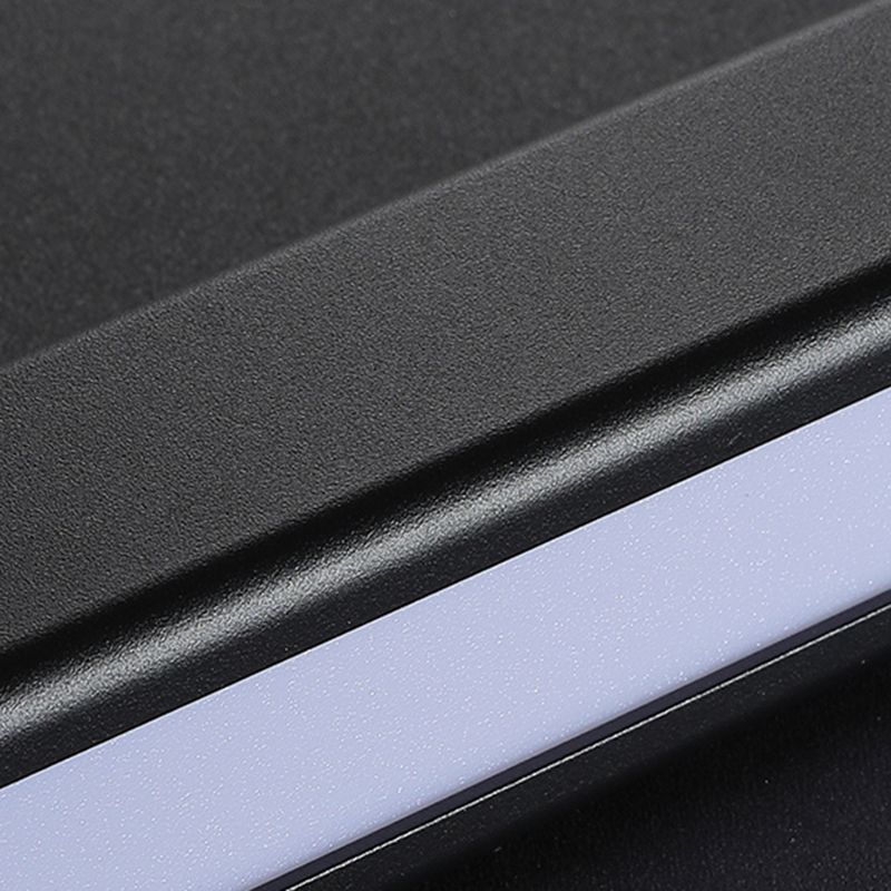 Metal 1-Light Contemporary Pendant Lights Linear Pendant Light Fixture with Acrylic Shade