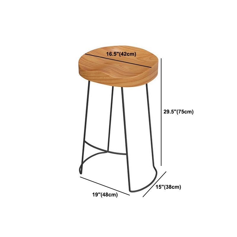 Rectangle Solid Wood Bar Table Set Luxurious 1/3 Pieces Counter Table with High Stools