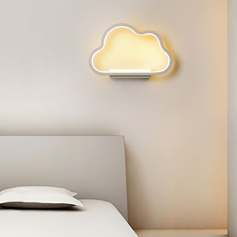 Children Wall Lamp LED Wall Mount Lamp with Silica Gel Shade for Kid's Room