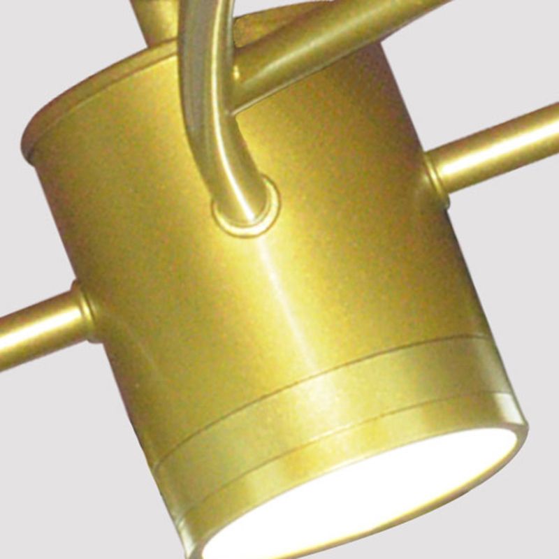 Géométrie de style contemporain Forme des lustres pendentifs Éclairage de lustre en métal