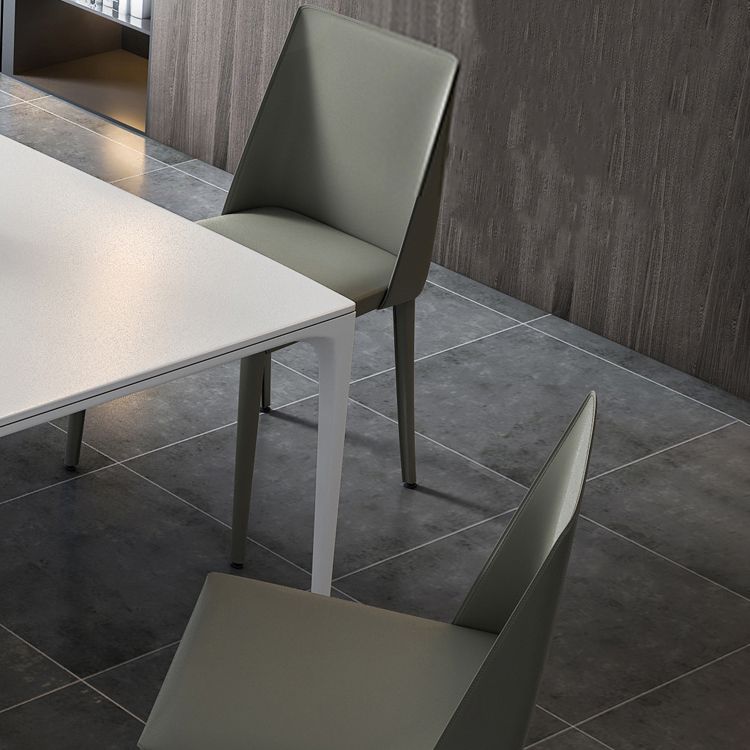 Simplicity Sintered Stone Rectangle Table 4 Legs Base Table for Home